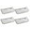 8Pcs Wall Mounted Foldable Shoe Rack White Minimalist Shoe Storage 1