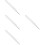 4Pcs Compact White Flute Cleaning Brushes Durable Nylon Bristle Tool 9