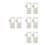 8Pcs Flute Blow Aid Nylon Beige Beginner Flute Accessory Teaching Aid 7