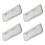 8Pcs Wall Mounted Foldable Shoe Rack White Minimalist Shoe Storage 3