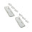 8Pcs Wall Mounted Foldable Shoe Rack White Minimalist Shoe Storage 9