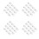 60Pcs Clear Plastic Id Card Sleeves with Hole for Work and School Use 6
