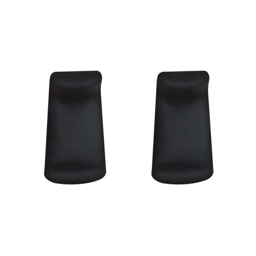 2Pcs Comfortable Silicone Thumb Rest Clarinet Finger Pad Black Cushion 1