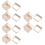 6Pcs Creative Beige Umbrella Holder Wall-Mounted Multi-Functional Rack 7