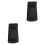 2Pcs Comfortable Silicone Thumb Rest Clarinet Finger Pad Black Cushion 3