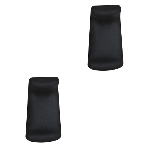 2Pcs Comfortable Silicone Thumb Rest Clarinet Finger Pad Black Cushion 2