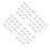 60Pcs Clear Plastic Id Card Sleeves with Hole for Work and School Use 8