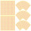 64000Pcs Easy-Remove Red and Assorted Color Defect Indicator Stickers 3