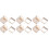 6Pcs Creative Beige Umbrella Holder Wall-Mounted Multi-Functional Rack 4