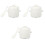 3Pcs Ceramic Stew Pots White Soup Bowls with Lid 4