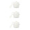 3Pcs Ceramic Stew Pots White Soup Bowls with Lid 9