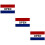 3Pcs Multi Open Flag Banner Simple Design Durable for Business Use 9
