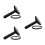 3Pcs Handheld Clothes Steamer Nozzle Black with Brush for Easy Ironing 9