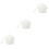 3Pcs Ceramic Stew Pots White Soup Bowls with Lid 6