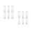 12Pcs Pet Clear Cookie Containers Airtight Biscuit and Candy Storage 7