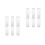 12Pcs Pet Clear Cookie Containers Airtight Biscuit and Candy Storage 5