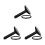 3Pcs Handheld Clothes Steamer Nozzle Black with Brush for Easy Ironing 8