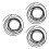 3Pcs 4 Core Shielded Wire Black Guitar Cable Long Wiring Runs 5