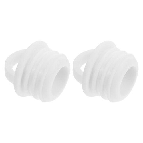 10Pcs White Rubber Pop Up Waste Plug Mop Bucket Replacement Stopper 2