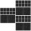 54Pcs Home Use Activated Carbon Filter Pads for Cat Litter Box Odor 8