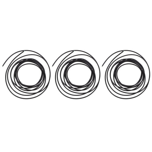 3Pcs 4 Core Shielded Wire Black Guitar Cable Long Wiring Runs 2