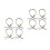 4Pcs Brass Buddha Bead Counters Durable Portable Finger Prayer Tools 5