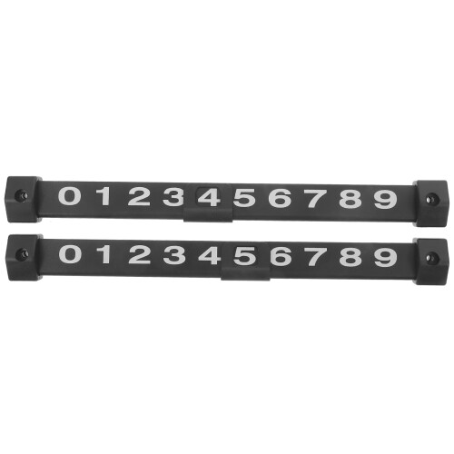 8Pcs Black Table Soccer Score Keeper Durable Foosball Game Accessory 1
