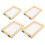 12Pcs Sturdy Natural Wood Paper Making Frames DIY Mesh Screen Mold Kit 1