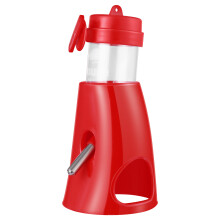 2Pz Dispenser Acqua Criceto Rosso Con Beccuccio Sicuro