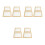 12Pcs Sturdy Natural Wood Paper Making Frames DIY Mesh Screen Mold Kit 8