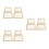 12Pcs Sturdy Natural Wood Paper Making Frames DIY Mesh Screen Mold Kit 4