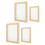12Pcs Sturdy Natural Wood Paper Making Frames DIY Mesh Screen Mold Kit 3
