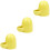 3Pcs Yellow Rabbit Drinking Bowl Self-Dispensing Pet Feeder 5
