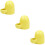 3Pcs Yellow Rabbit Drinking Bowl Self-Dispensing Pet Feeder 9