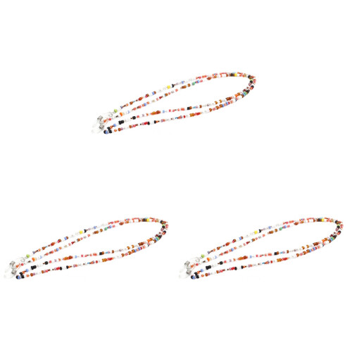 3Pz Catenella Per Occhiali Corda Acrilica Resistente 1