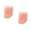 2Pcs Soft Silicone Nail Practice Foot Model Beige Realistic Mannequin 10