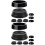 16Pz Gambe Sedia Antiscivolo Gomma Nera 3