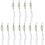 12Pz Rete Pesca A in Nylon, Resistente E 2