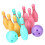 2Set Bowling Gioco Per Educativo E 10