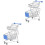 2Pz Mini Carrello Gioco E Decor Scuro Per Bambini E Stanza Ufficio 4