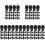 500Set Grip Cavi Nero Per Luci A Sospensione in PP 2
