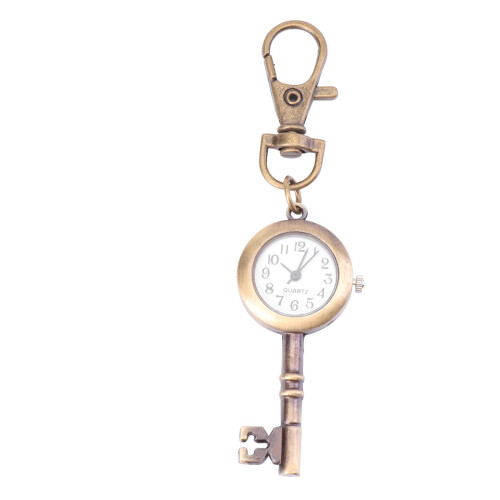 3Pz Orologio Portachiavi Chiave Retro, Multiuso E Multi