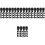 500Set Grip Cavi Nero Per Luci A Sospensione in PP 4