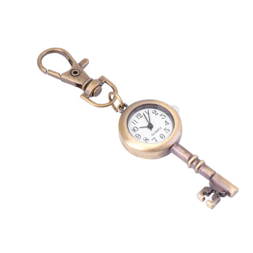 3Pz Orologio Portachiavi Chiave Retro, Multiuso E Multi 2