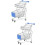 2Pz Mini Carrello Gioco E Decor Scuro Per Bambini E Stanza Ufficio 8