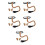 5Set Set Cosplay Leone Orecchie Pelo Morbido Coda 7