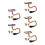 5Set Set Cosplay Leone Orecchie Pelo Morbido Coda 5