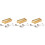 3Set Slide Bar E Picks Per Chitarra in Metallo Oro, Pratici E Solid 4