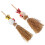 6Pz Scope Miniature in Legno A Tema Clown Per Casetta Decor 2