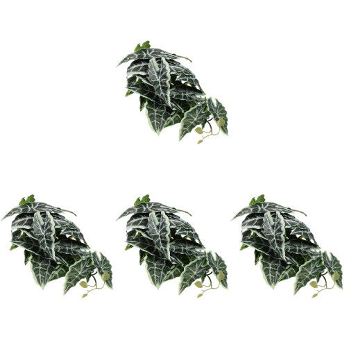 4Pz Artificiale Per Rettile Verde Decorazione Terrario 1